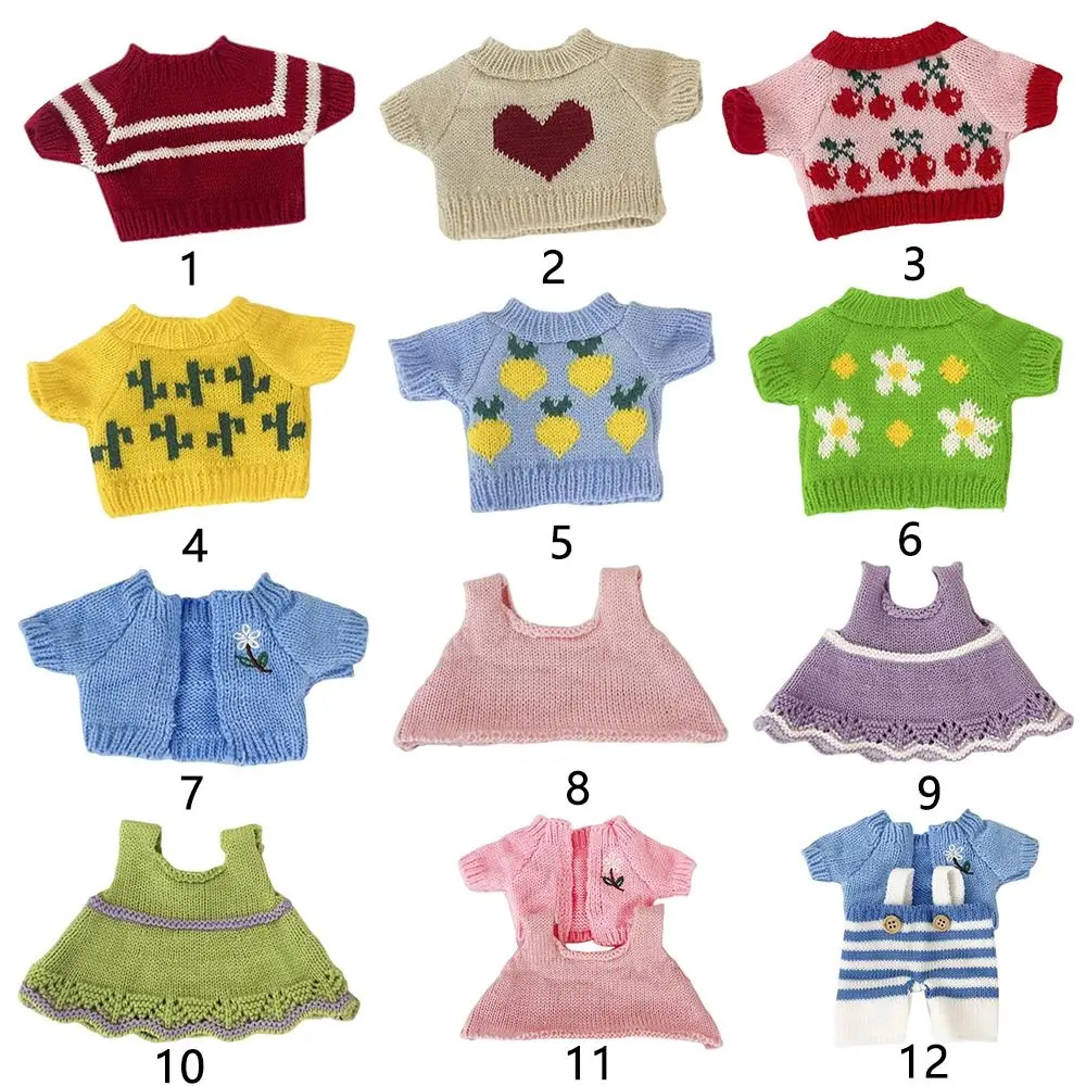 New Fashion Sweater Capybara Doll Clothes Cartoon DIY Capybara Plush Doll Doll Accessories for Birthday Gift