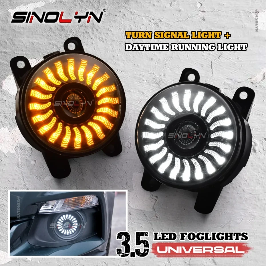 1 Par De Luces Antiniebla De Conducción Con Bombillas Que
