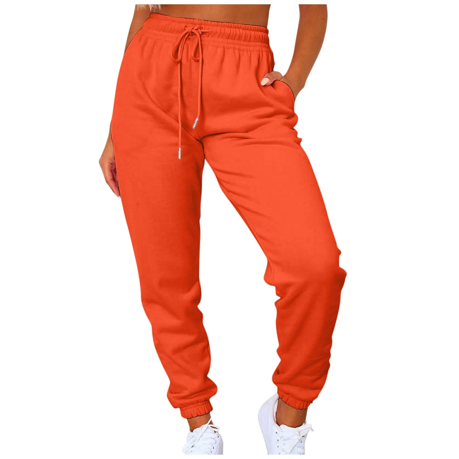 

Cargo Sweatpants For Women Sport Solid Color Drawstring Pocket Casual Sweatpants Pants Pants New Winter 2023 Autumn And Winter