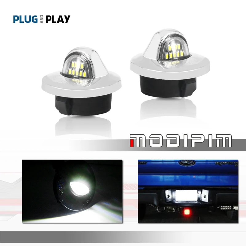 Белая подсветка для номерного знака для экспедиции Ford светодиодный F-150 F-250 F-350 Explorer Bronco Ranger, для Lincoln Mark LT