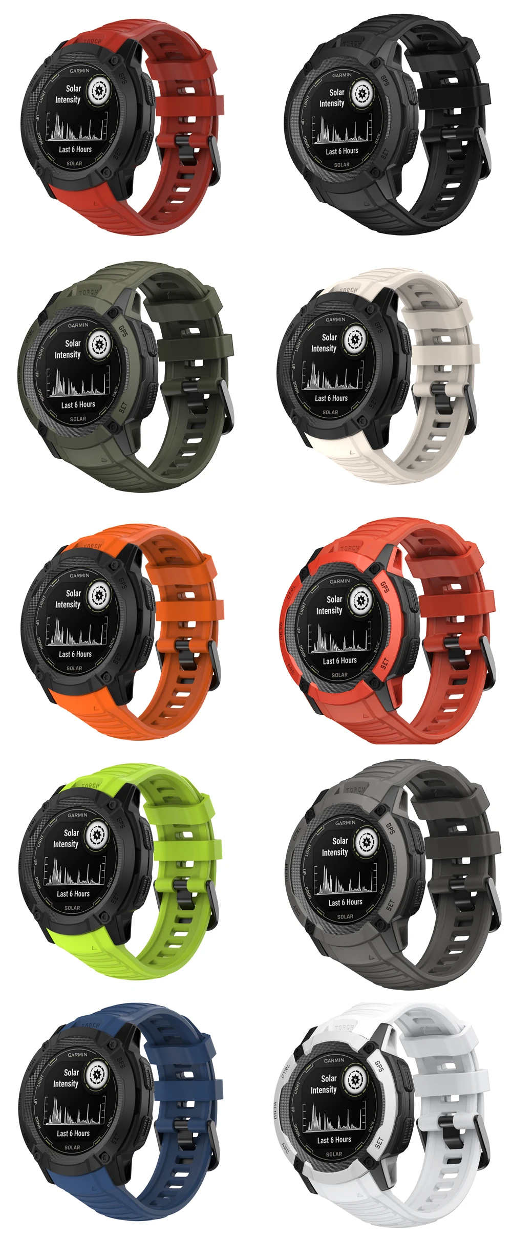 Correa oficial Quickfit para Garmin Instinct 2X, pulsera deportiva