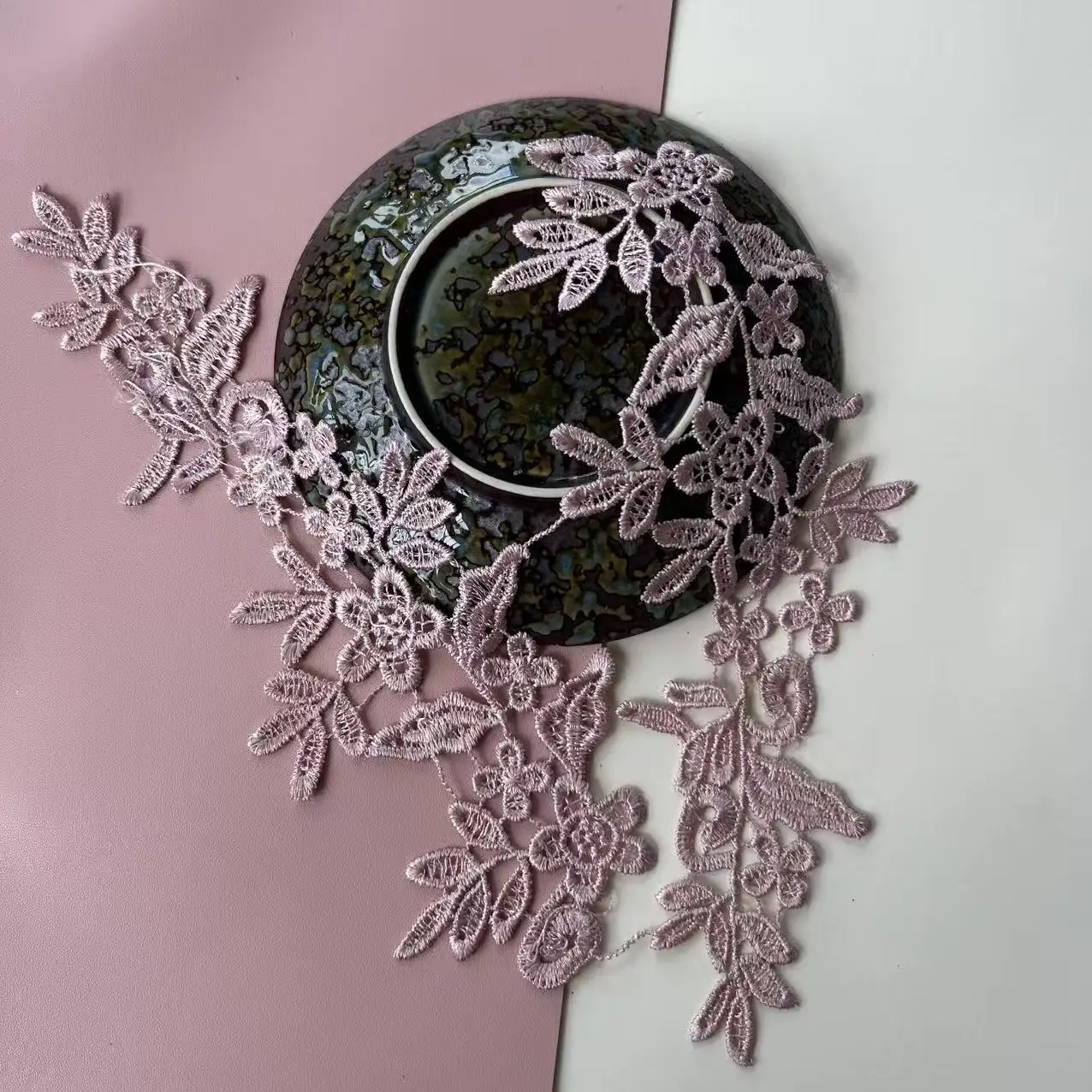 Vibrant Lace Applique Flower Sewing Trims