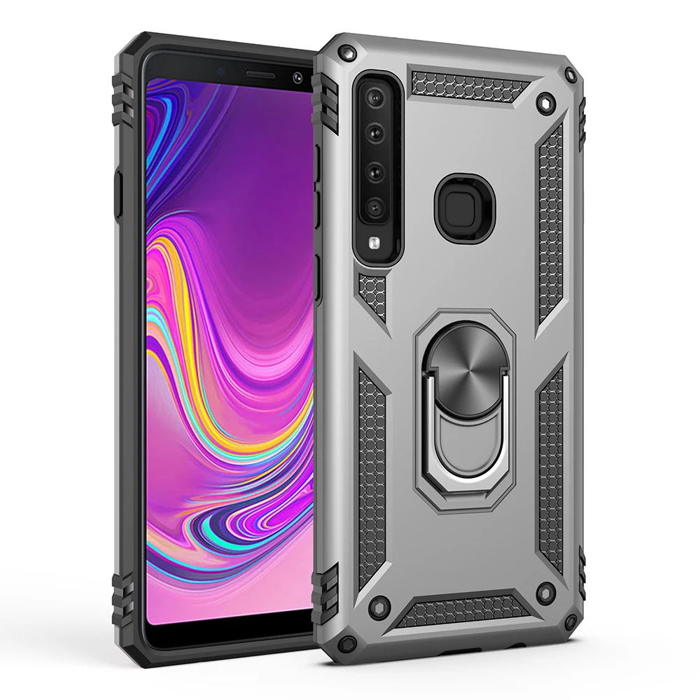 Rugged Drop-Proof Protective Phone Case with Kickstand