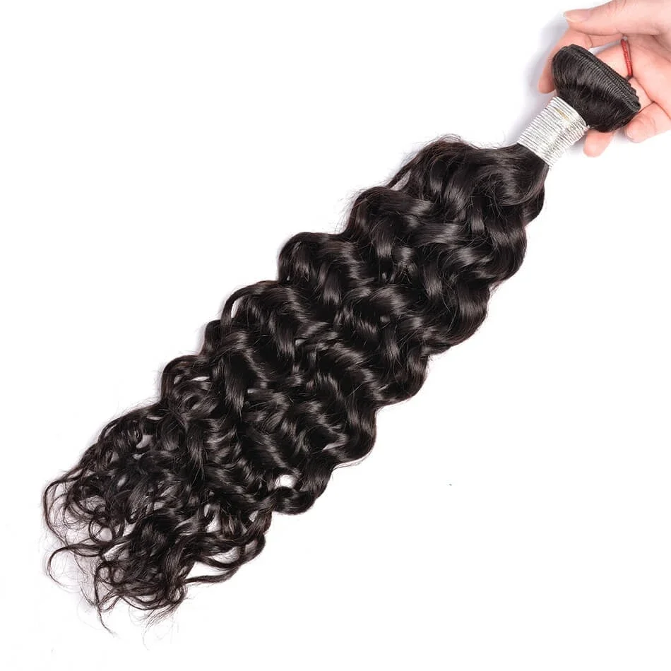 Brazilian Virgin Human Hair 1 Pcs Water Wave Brazilian Hair Weave Bundles 8A Beauty Products Human Extensions