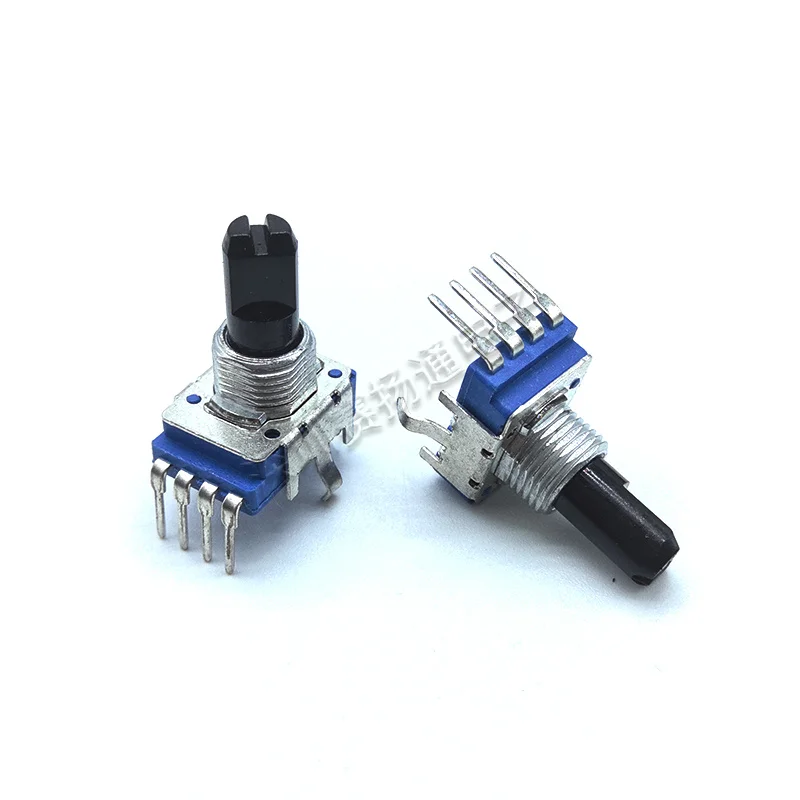 2 pcs RK11 potentiometer single unit B103 B10K 4 pin mixer volume amplifier plastic half shaft 15mm, multiturn potentiometer, linear potentiometer, rotary potentiometer, potentiometer kit, trimmer potentiometer, adjustable resistor