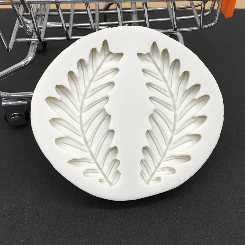 Olive Branch Shapes Silikon Sugarcraft Form, Fondant Kuchen Dekorieren Werkzeuge Backformen – Detail 1