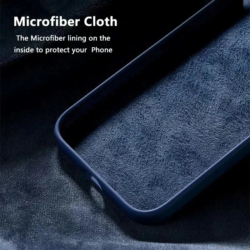 Original Official Silicone Case For iPhone 17ProMax 16 13 12 15 14 Pro Phone Cases For iPhone 16 13Pro 17 11 14 15 Pro Max Cover 5