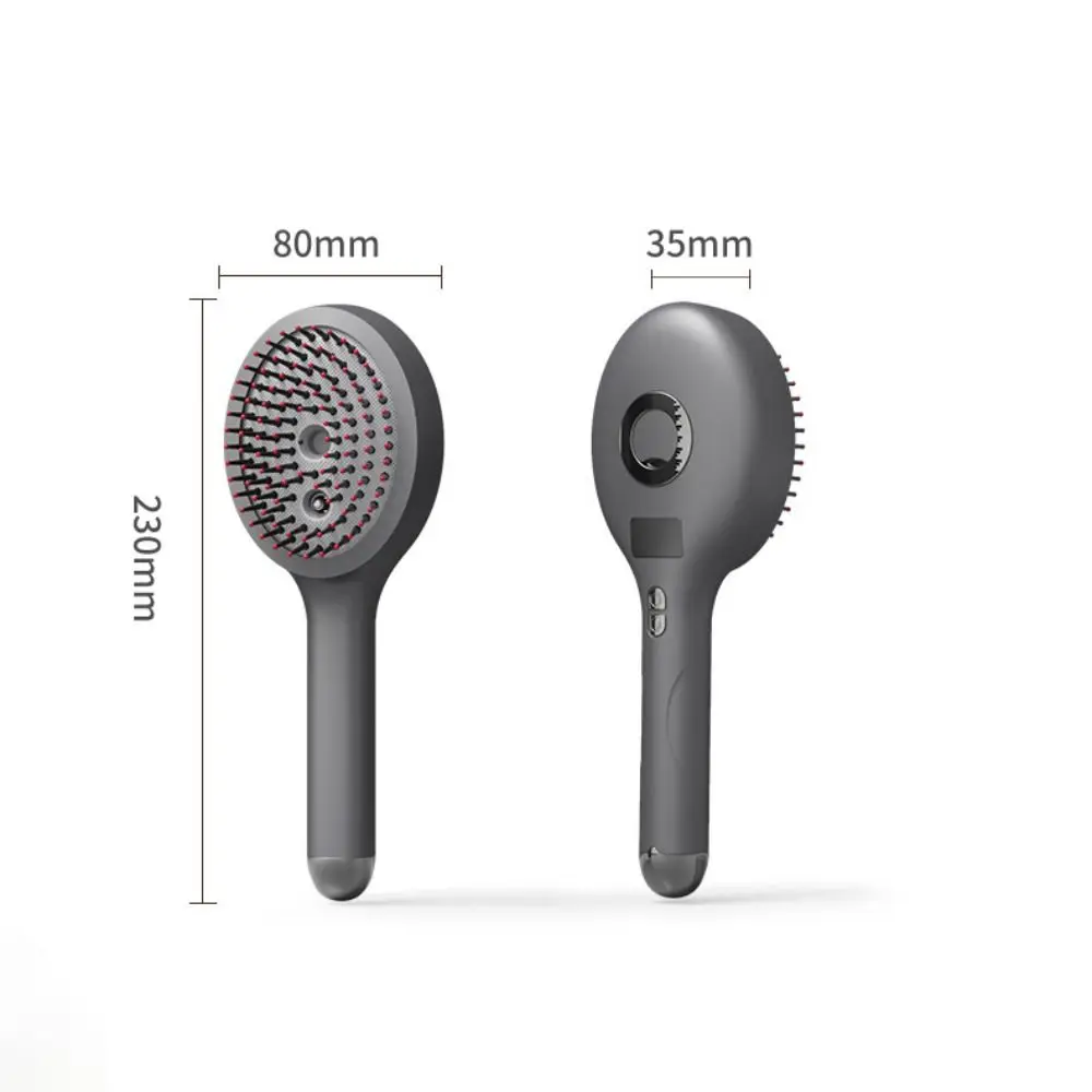High Frequency Vibration 2-in-1 Styling Brush 650nm Red Light Hair Follicle Massage Electric Massage Spray Comb Smooth