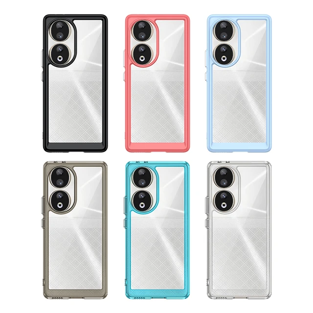 Para Honor 90 Lite Case Honor 90 Lite Cover Muticolor Shell Shockproof  Silicone Tpu Pc Protective Phone Back Cover Honor 90 Lite