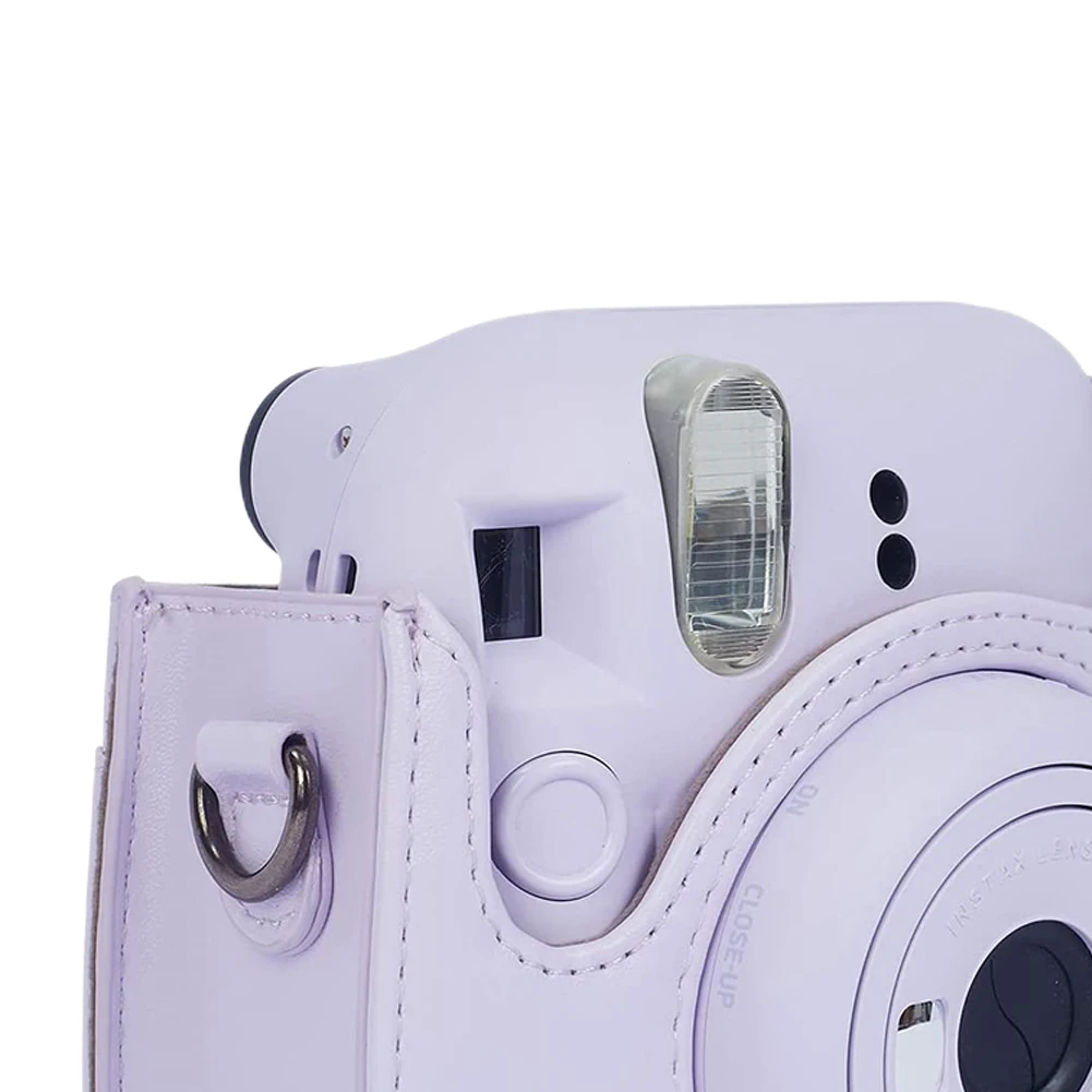 Vintage-Style PU Leather Camera Bag Case - Scratchproof Protective Shell Pouch
