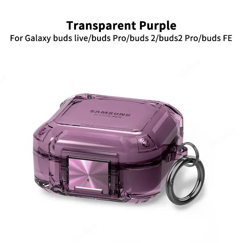 Shockproof Transparent Protective Cover for Wireless Earbuds - Soft TPU Case