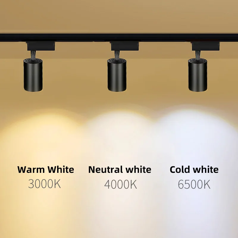Full Set Led Track Lighting Fixture COB Bedroom Store Spotlight Lustre Home Decor Track Lamp Commodity Hop Ceiling Rail Light 3