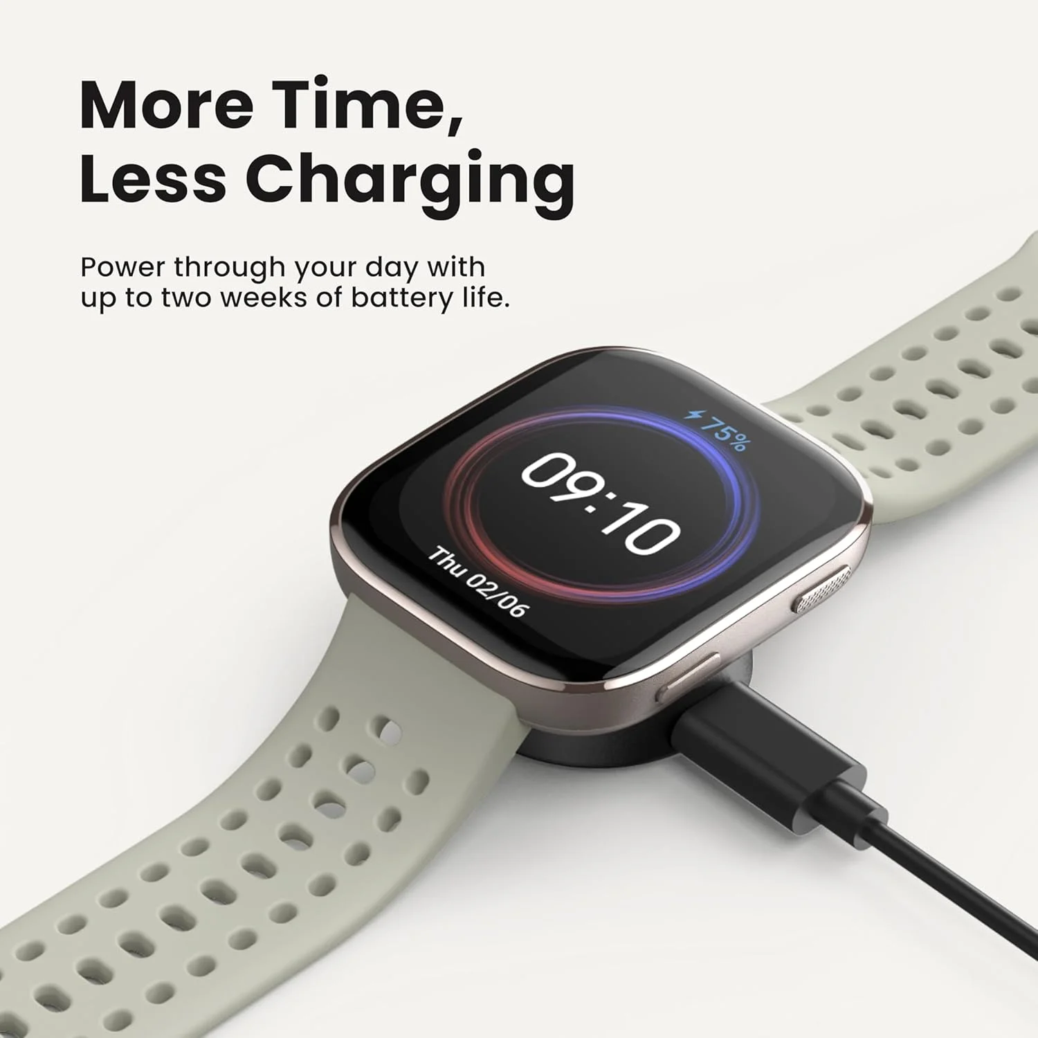Amazfit Bip 6 Smart Watch 46mm, 14 Day Battery, 1.97" AMOLED Display, GPS & Free Maps, AI, Bluetooth Call & Text