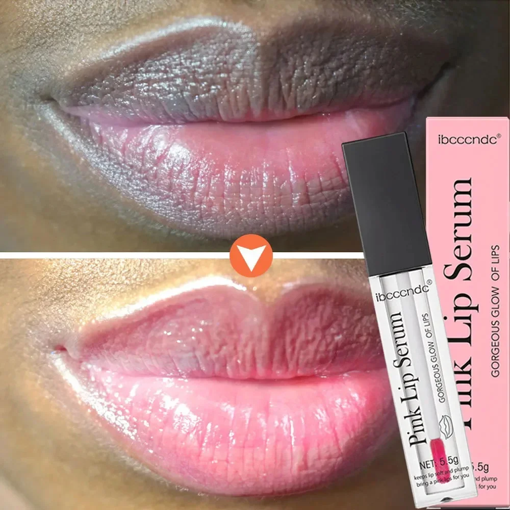 

Lips Pink Serum Remove Dark Lip Melanin Bleaching Plump Lipstick Remove Line Moisturizing Repairing Lip Care Makeup Cosmetics
