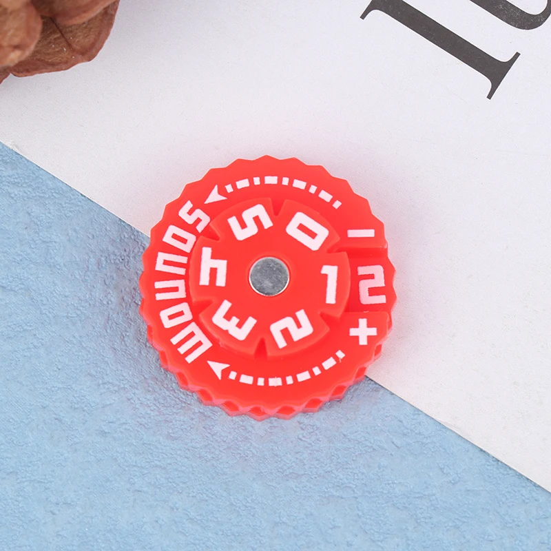 하이 퀄리티 25mm 상처 추적기, 0-59 무작위 색상 망치 카운터, 혁신적이고 실용적인 보드 게임 카운터