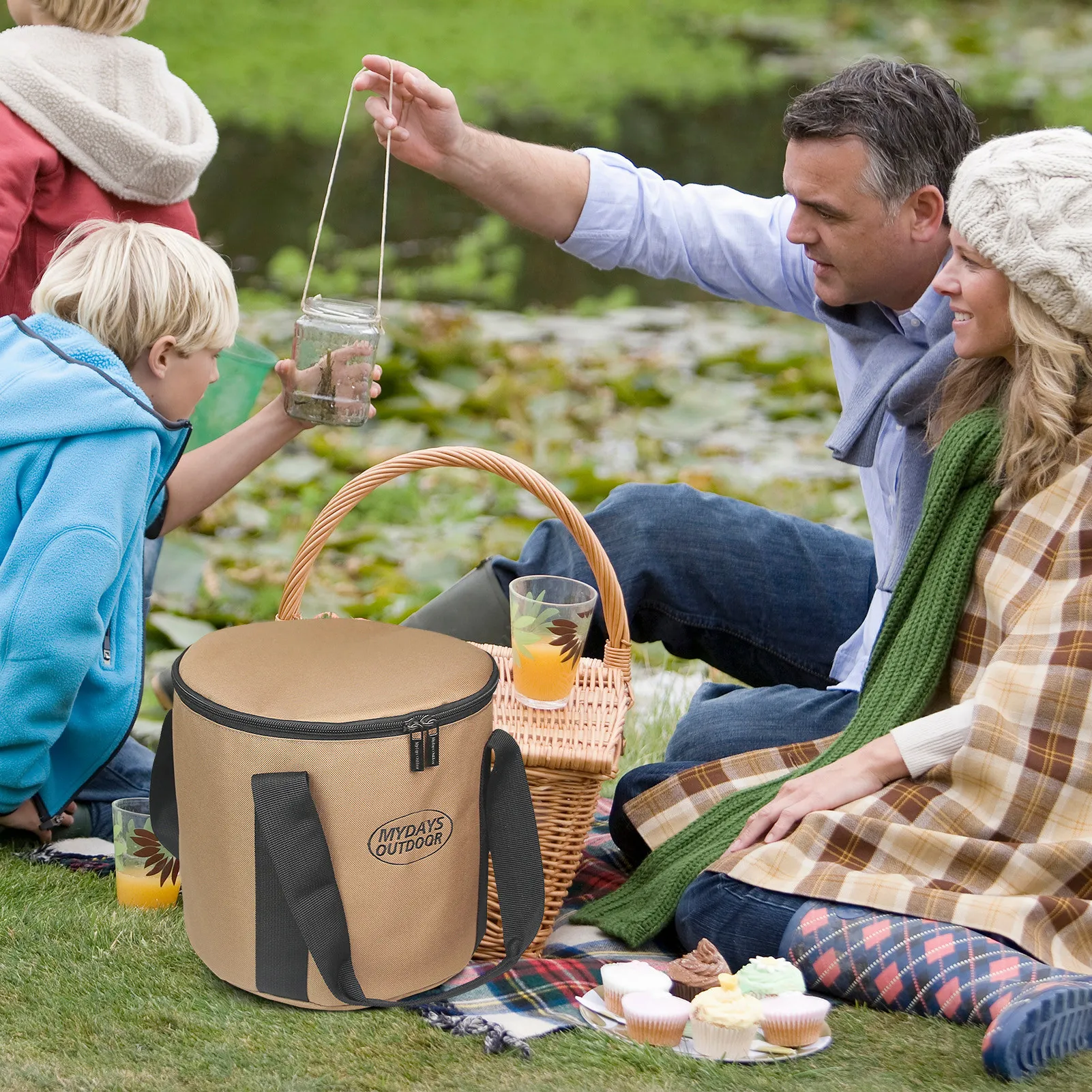 Camping Storage Organizer Camping Stoves Storage Bag Portable Cookware Organizer With Zipper Multifunctional Case