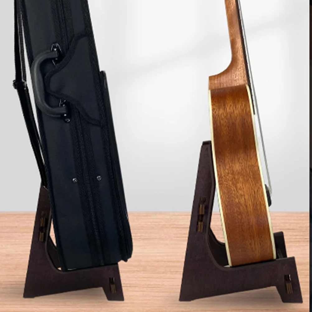 

Wooden Guitar Stand Removable Ukulele Bass Folk Guitar Rack Floor Bracket For Home Shop Musical Instruments Guitars Accessories