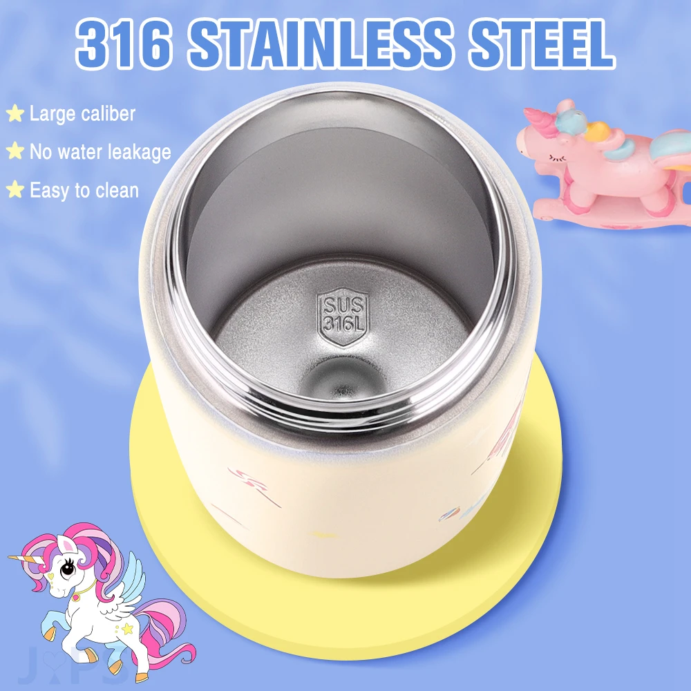 New Disney 380ml Children's Straw Smart Temperature 316 Stainless Steel  Baby Water Cup - AliExpress