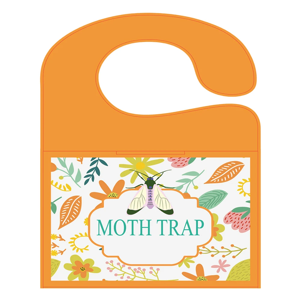 Moth Trap 5Pcs Adhesive Pantry Moth Traps with Pheromones Prime Clothes Closet Moth Traps Magic Catcher for Home Kitchen and Clothing