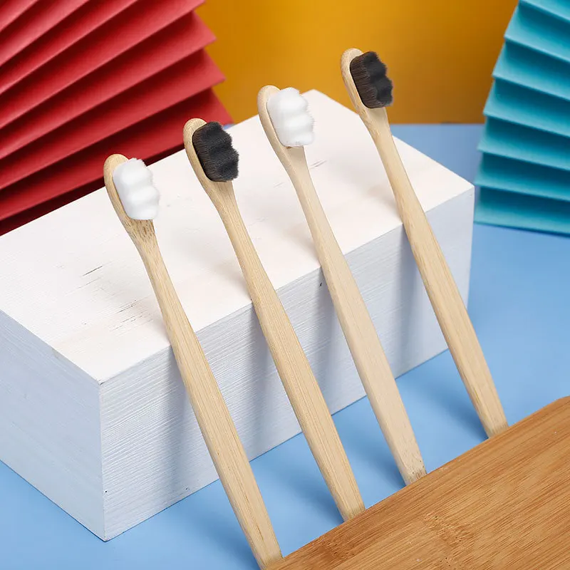 Ultra Soft Toothbrush Adults Charcoal Toothbrushes For Sensitive Teeth