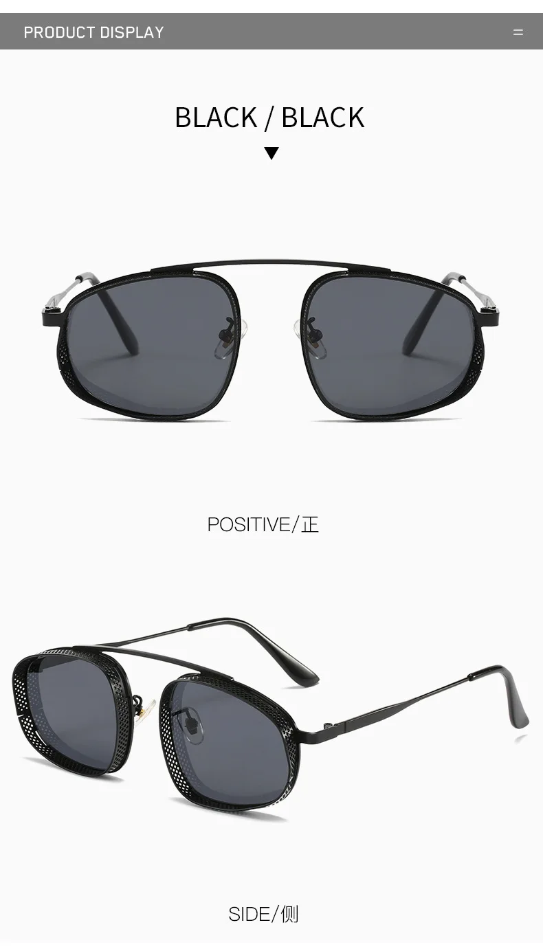 Steampunk Punk Sunglasses For Men Fashion Glasses Retro Shades Vintage Oculos De Sol Masculino Lunette De Soleil Homme_voghion.com