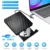 External CD DVD Optical Drives USB 3.0 Type C 2-in-1 Slim Protectable CD-RW Drive DVD-ROM Burner Player for Laptop Desktop External CD DVD Optical Drives USB 3.0 Type C 2-in-1 Slim Protectable CD-RW Drive DVD-ROM Burner Player for Laptop Desktop