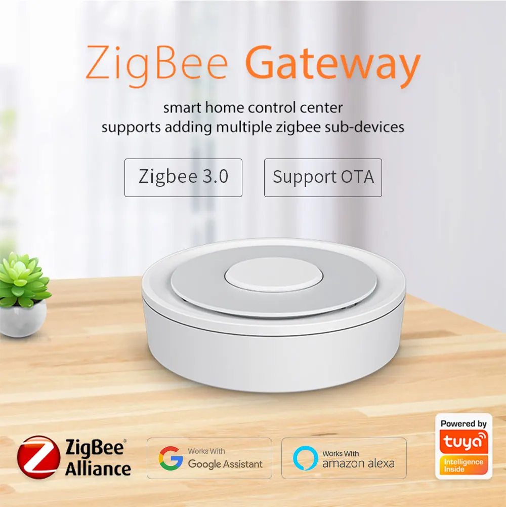 Zigbee Gateway Tuya HUB Wireless Bridge Smart Home Remote Control Zigbee 3.0 Pro