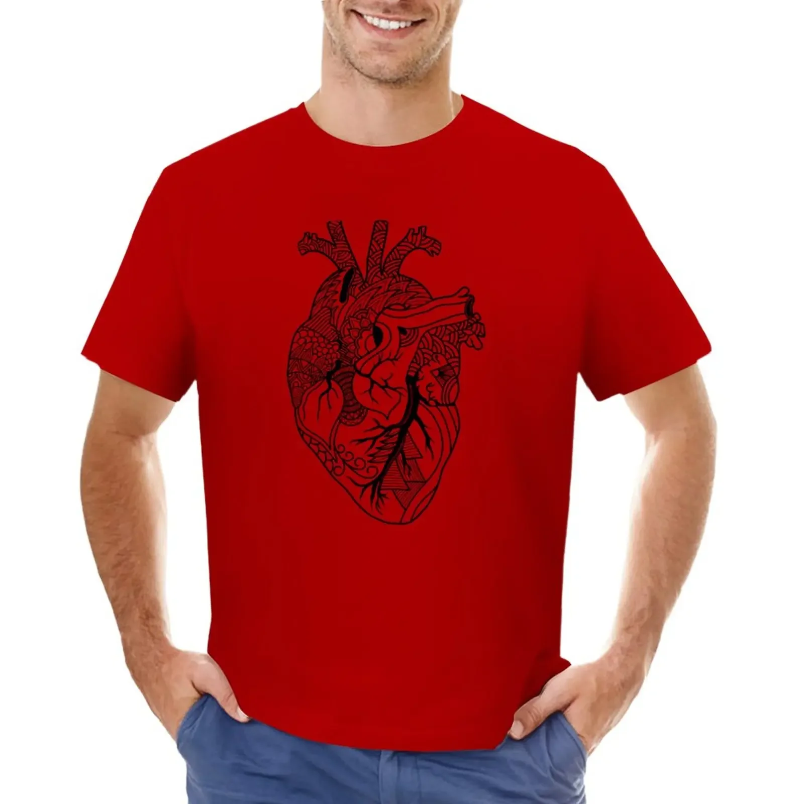 

Big Hearted (Chest Edition) T-Shirt summer top animal prinfor boys customizeds sports fans plain black t shirts men
