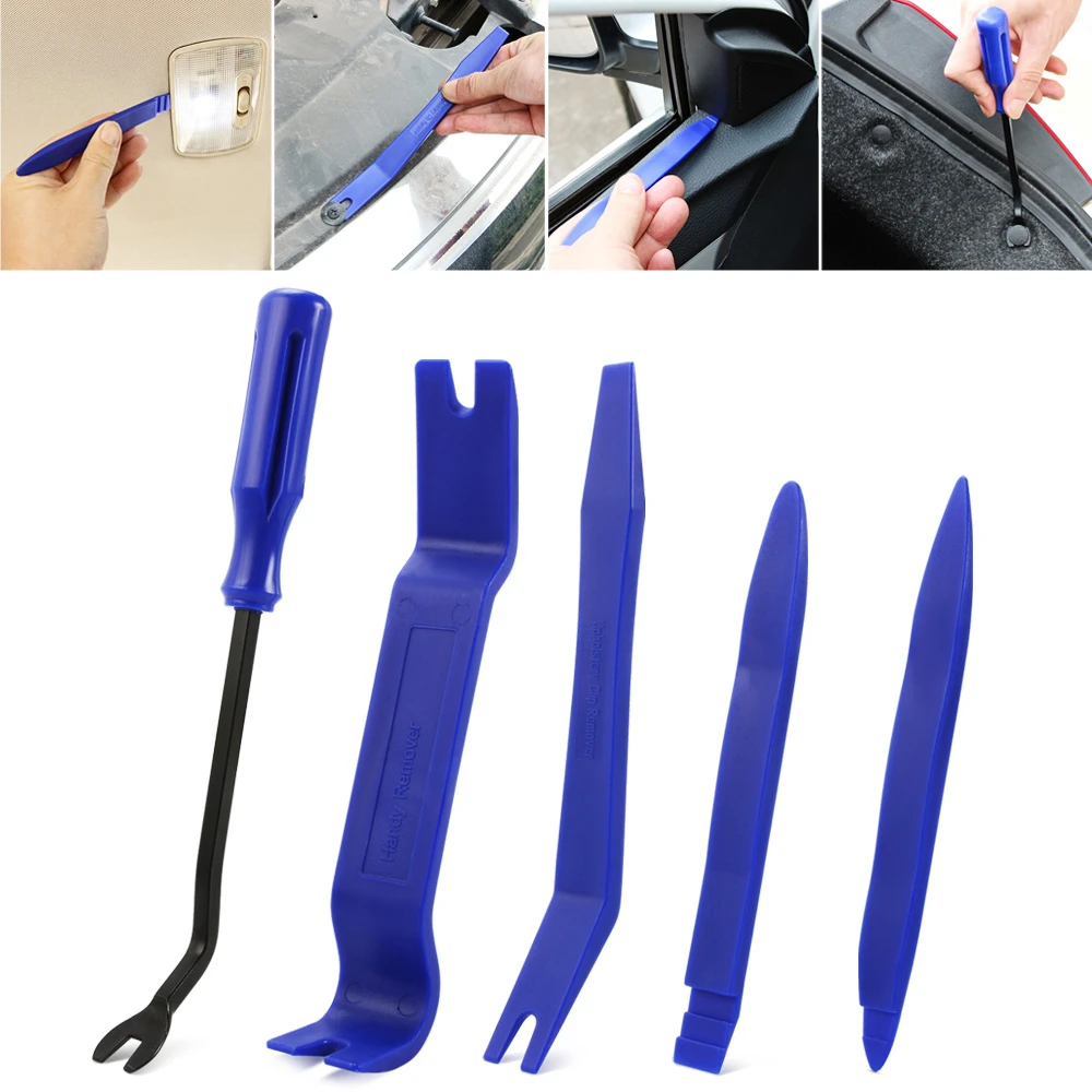 Auto Trim Removal Tool Kit,5 Pcs Car Panel Door Window Tools Kit,auto