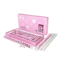 Travel Size Mahjong Set Mahjong Board Game Set For Adults And Family Portable Mini Chinese Mahjong Set Student Dormitory 1