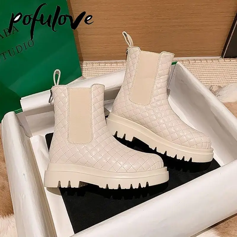 

Women Snow Boots New Thick Velvet Large Size Winter Fashion Warmth One-step Short Boots Cotton Shoes Women's Cotton Shoes