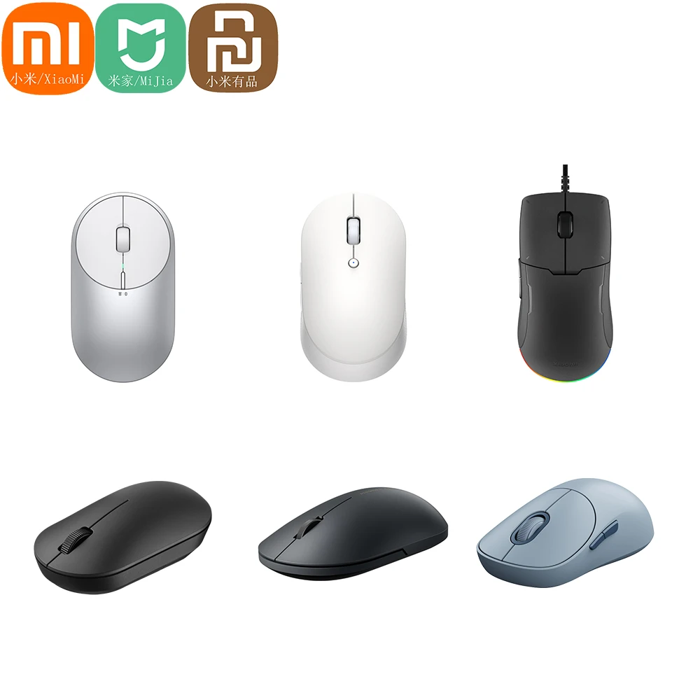 Xiaomi Mijia Wireless Mouse 2 Mi3 Mouse Bluetooth USB Connection 1000DPI 2.4GHz Optical Mute Laptop Notebook Office Gaming wireless mouse,gaming mouse,wireless gaming mouse,wireless optical mouse