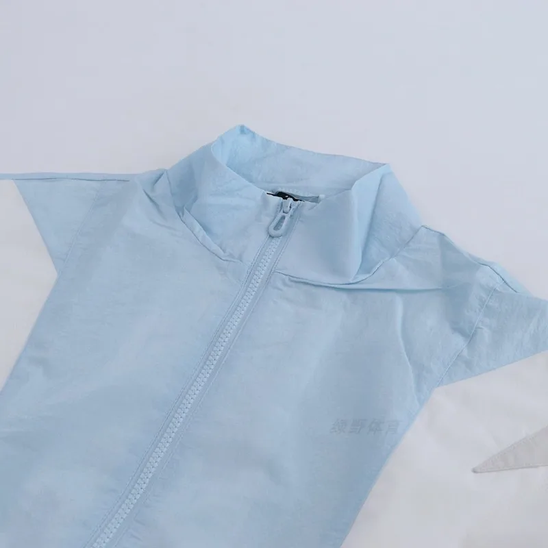 산타 여성 코트 봄과 가을 카디건 스탠드 칼라 싱글 재킷 짠 빠른 건조 느슨한 스포츠 탑 162238609