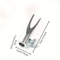 1/2Pcs Adjustable Aluminum Alloy Eyebrow Pencil Sharpener Tool – Manual Drawing Pen Knife with Secure Clamp for Beginners 3