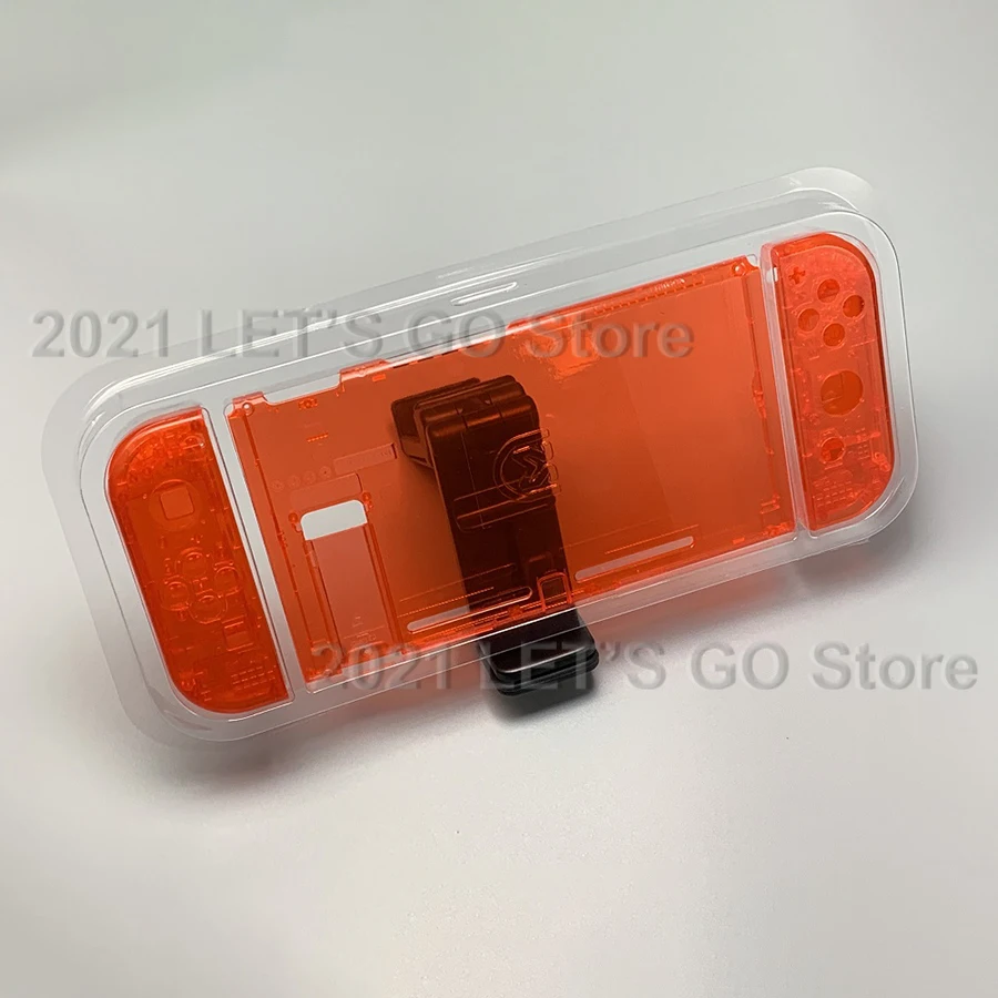 新しい Nintend スイッチ DIY 交換用ハウジングシェル透明ケース