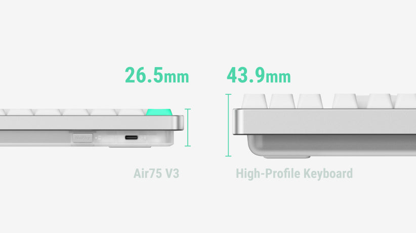 Nuphy® Nuphy Air75 V3 Wireless Low-Profile Mechanical Keyboard