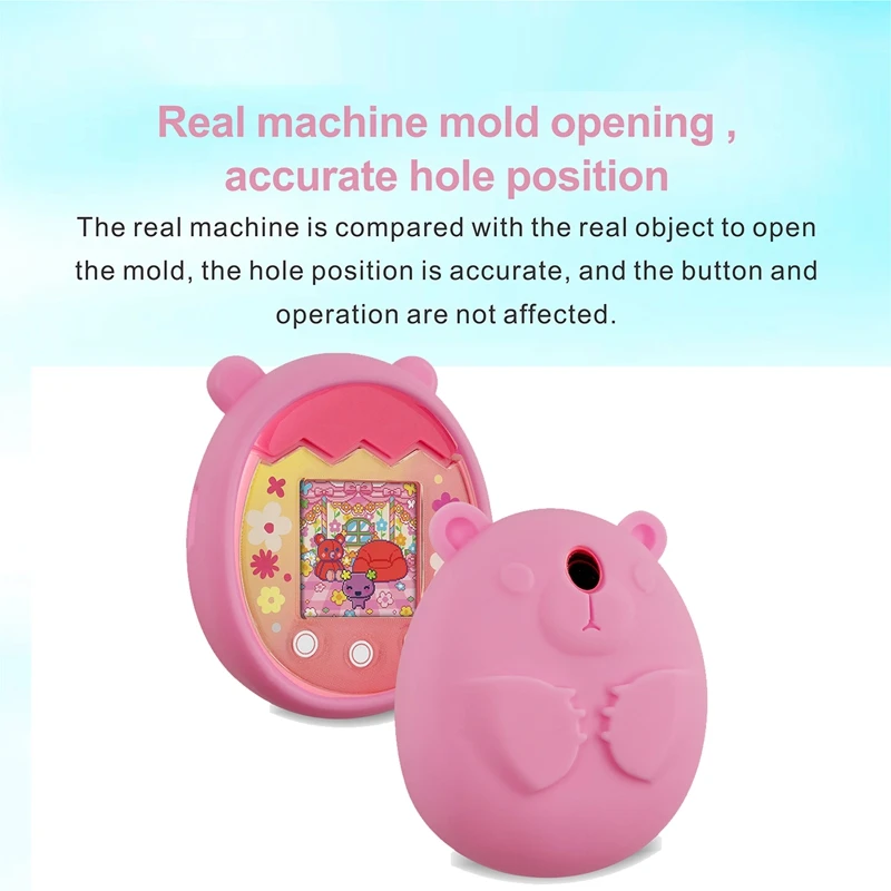 Silicone Case For Tamagotchi Pix Virtual Electronic Pet Machine Protective Cover Shell Waterproof Case With Lanyard 4