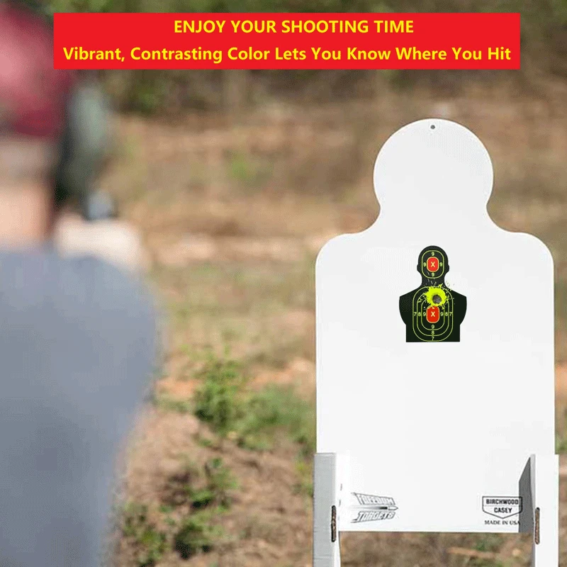 50/100pcs Shooting Tools Splatter Splash 3in Paper Per Roll Adhesive Sticker Targets Amp Shooting Reactive Practice shooting targets stickers