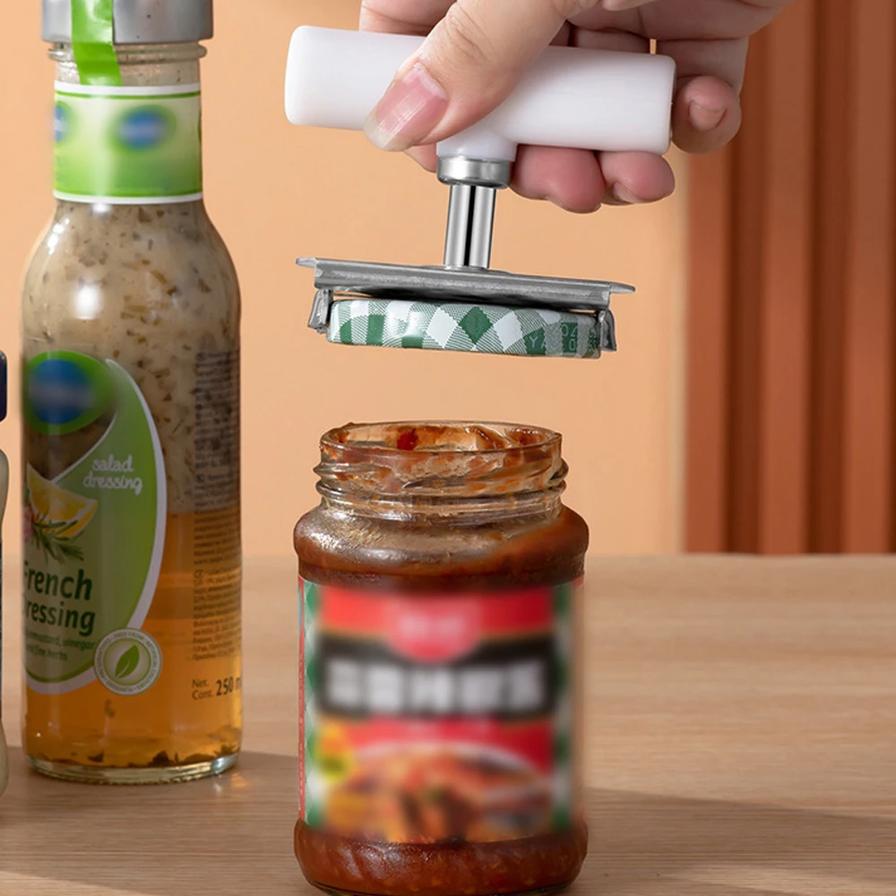 4-in-1 Jar & Bottle Opener – Kitchen Gadget For Opening Lids, Jars, And Bottles Easily
