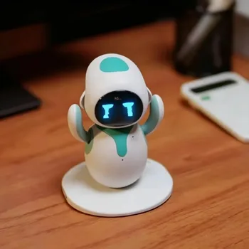 Robot AI Intelligente con Interazione Vocale, Compagno Emotivo, Animale Domestico Virtuale da Scrivania per Bambini