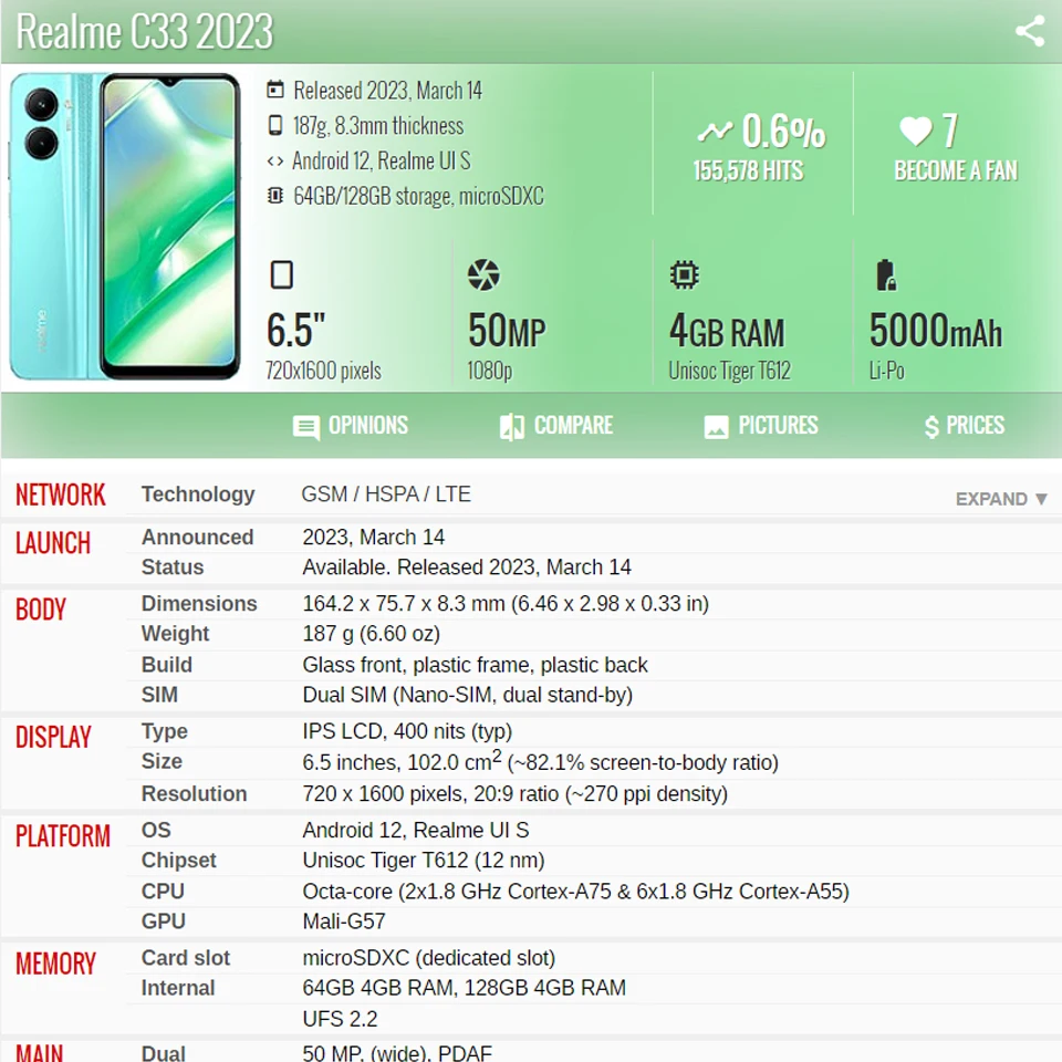 Replacement For Realme C30 C30s C31 C33 LCD Front Touch Screen Glass Outer Lens With OCA Glue