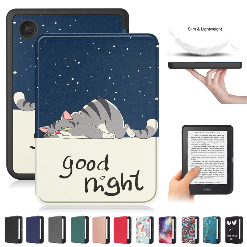 Funda Per Kobo Clara 2E Cover 2022 Simpatica Custodia Protettiva In Pelle Verniciata Per Etui Kobo Clara 2E 2022 Custodia Per Bambini Coque 6"