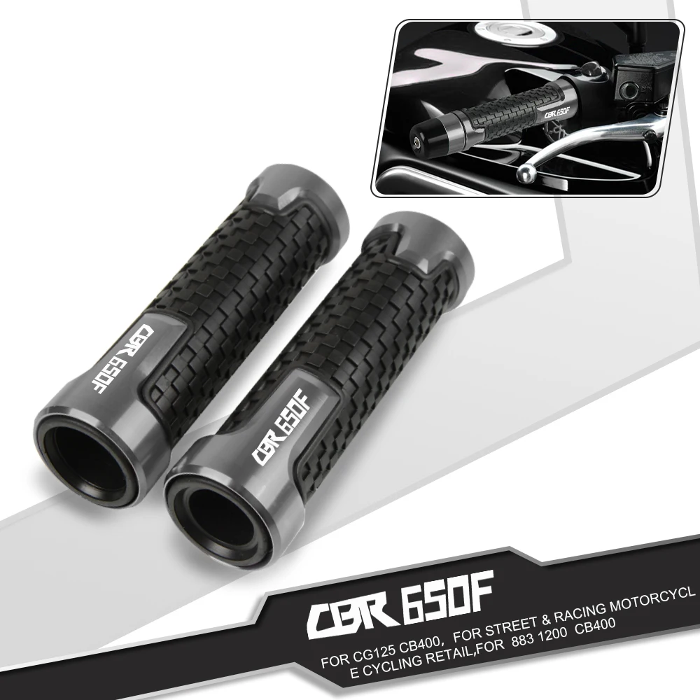 

CBR650F Motorcycle 7/8'' 22mm Handle Bar Grips Handlebar Hand Grips For Honda CBR 650 F 2014 2015 216 CBR650 650F Universal