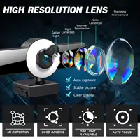 Webcam 8K 4K 2K Full HD Web Camera  USB  With Microphone Autofocu WebCamera For Youtube Live BroadcastFor PC Computer Laptop - Image 2
