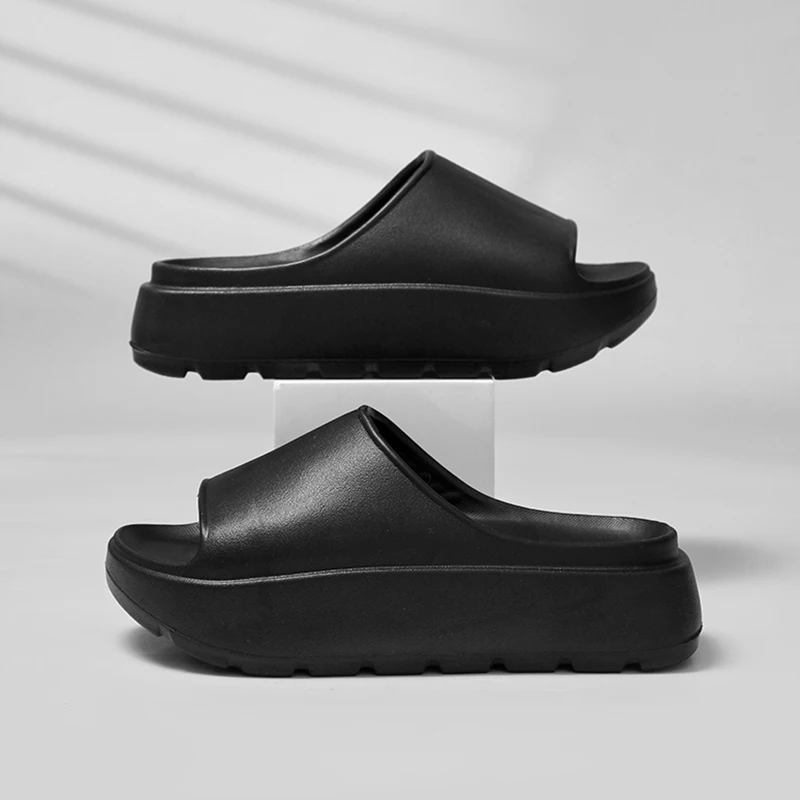 Thick Bottom Cloud Slippers Women 2024 Summer Casual Chunky Platform Sandals Woman Soft EVA Non-slip Beach Shoes Slides Female 4