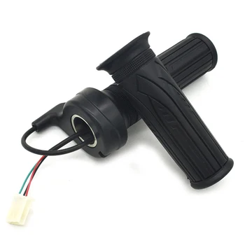 Acceleratore per bicicletta elettrica Twist Throttle Hall Sensor Turn Handle Acceleratore 12-72V per scooter elettrico Ebike E-bike Moto Triciclo