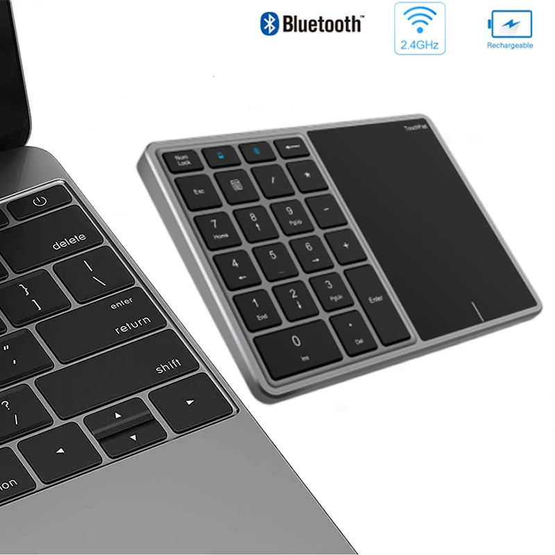 Missgoal Wireless Bluetooth Number Pad Dual Mode Numeric Pad With