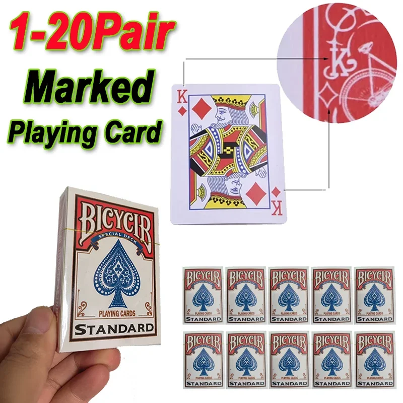 Playing Cards Plastic Playing Cards Marked Plastic Playing Cards For Blackjack Bridge Texas Bluffing Poker Home Entertainment Props See Through Opponent's Card