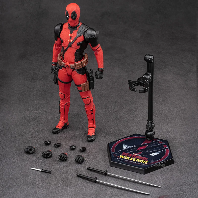Figura de acción de Deadpool Wolverine de Marvel Legends original y popular, modelo Deadpool 3 serie ZD, estatua de anime, figurita de regalo, juguete para niños