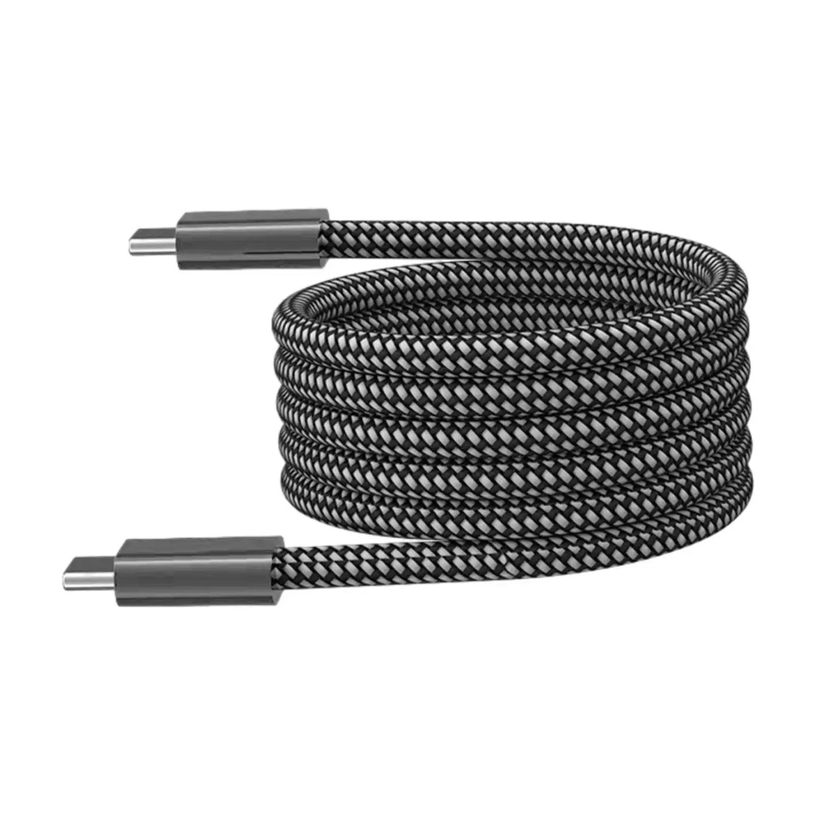 Magnetic Charger Cable Magnetic Absorption Tangle Free 60W Fast Charging Data Transfer Magnetic USB C to USB C Cable for Tablets